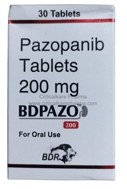 Bdpazo Pazopanib 200mg Tablet 30's