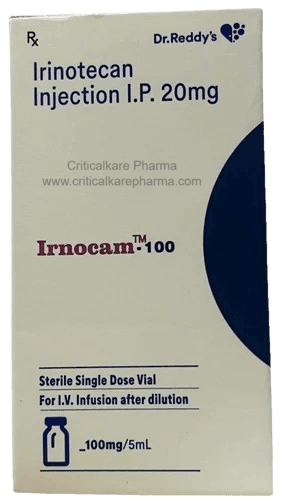 Irnocam Irinotecan hydrochloride trihydrate 100mg Injection 5ml 1's