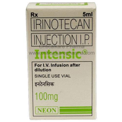 Intensic Irinotecan hydrochloride trihydrate 100mg Injection 5ml 1's