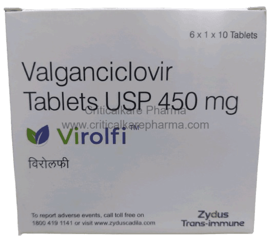 Virolfi Valganciclovir 450mg Tablet 10's