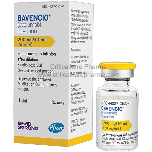 Bavencio Avelumab 200mg Injection 10ml 1's