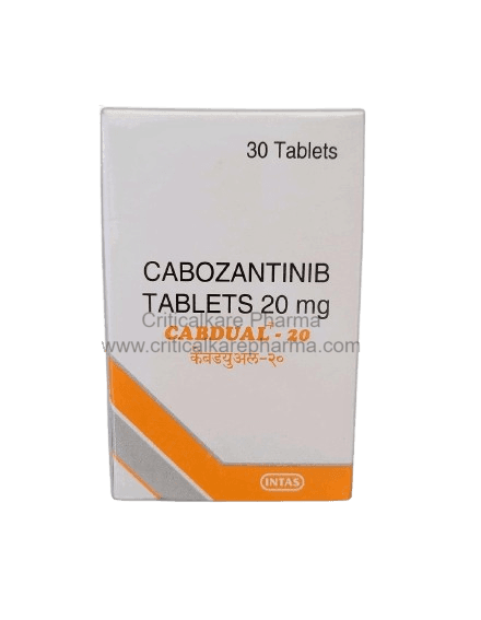 Cabdual Cabazitaxel 20mg Tablets 30's