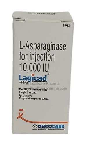 Lagicad Asparaginase 10000IU Injection 1's