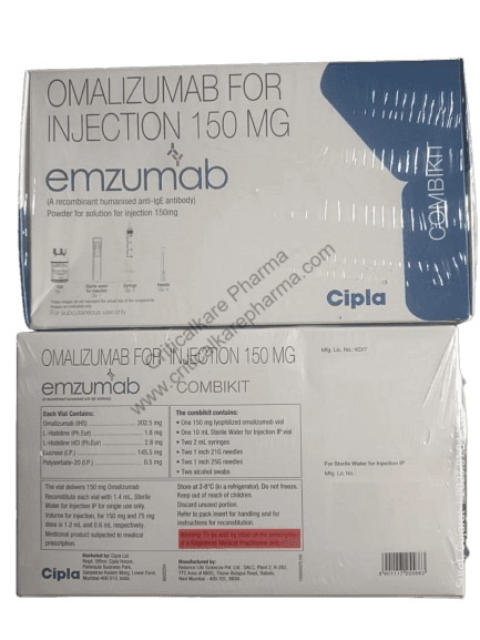 Emzumab Omalizumab 150mg Combikit Injection