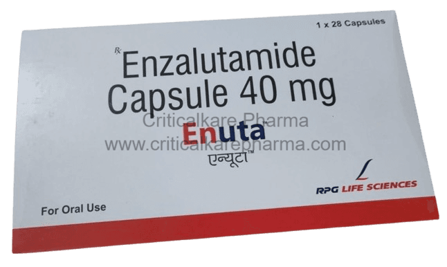 Enuta Enzalutamide 40mg Capsule 28's
