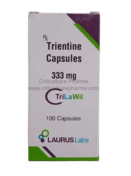 Trilawil Trientine Hydrochloride 333mg Capsule 100’s
