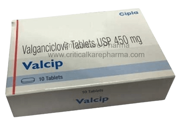 Valcip Valganciclovir 450mg Tablet 10's